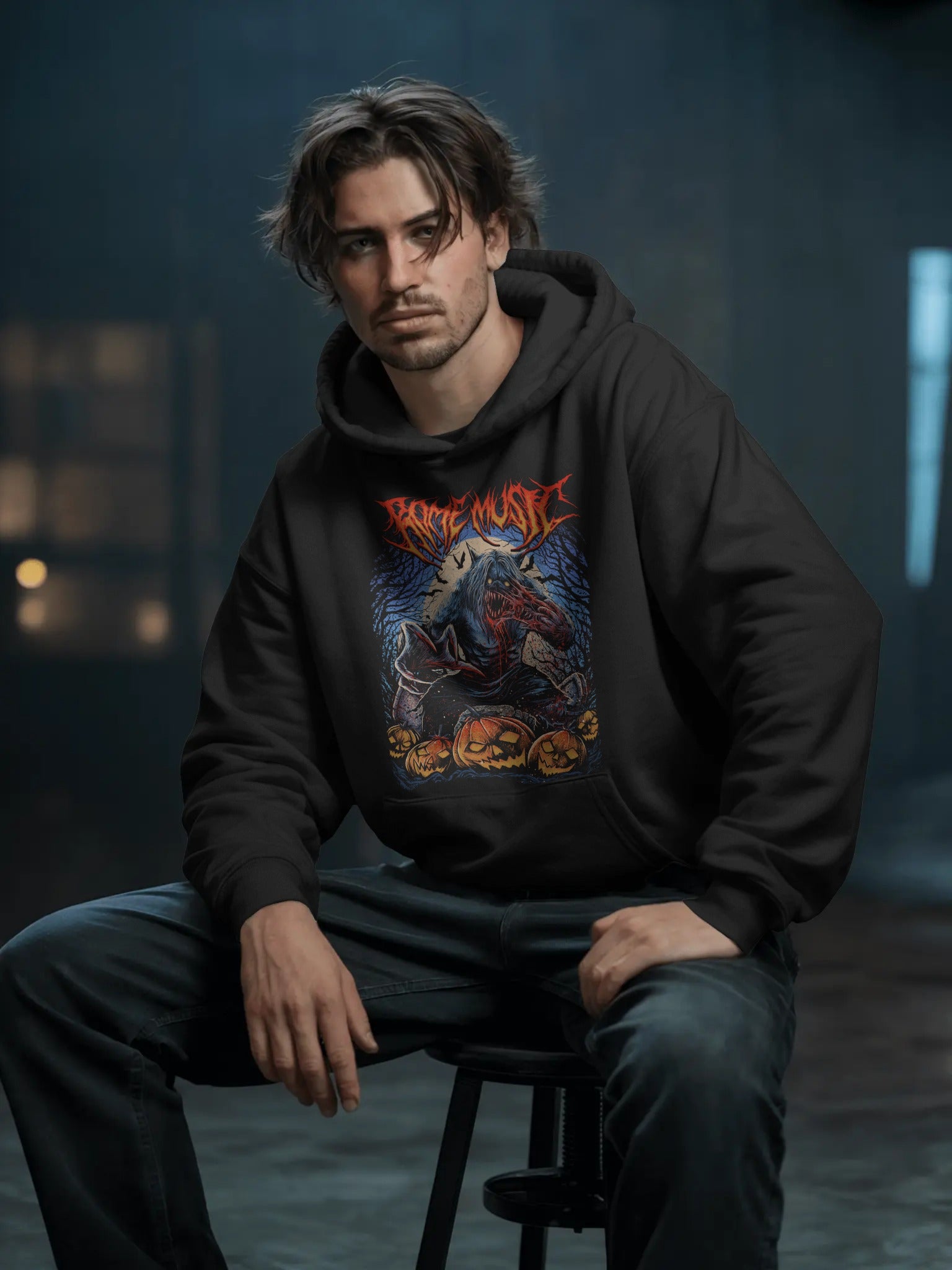 Halloween Werewolf Hoodie🎃